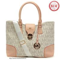 michael kors logo signature lock groot vanille boekentassen Katalog Bestellen yqhfr412